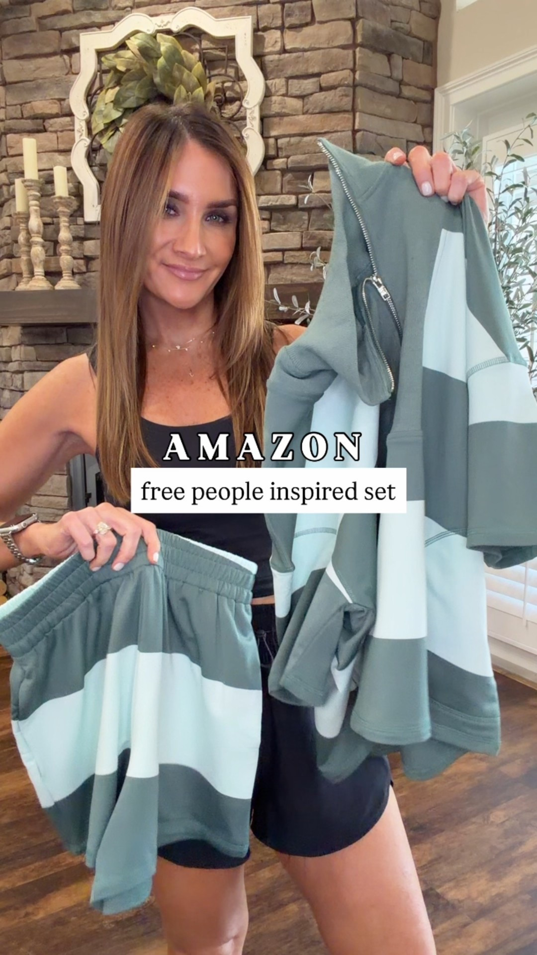 I’m always on the hunt for Free People–inspired pieces on Amazon, and this matching set might be one of the best look-for-less finds I’ve come across lately. It has that same relaxed, effortless vibe that Free People is known for, but for a fraction of the price. The fit is perfectly oversized, super comfortable, and it’s one of those sets that’s perfect for a beach day, traveling or running errands. 

Wearing size medium, tts. 

#amazonfinds #amazonfashion #amazonstyle #amazonset #matchingset #freepeopleinspired #lookforless #affordablefashion #springoutfits #casualstyle #everydayoutfit #reelstyle #fashionreels #amazonhaul #springstyle

#LTKootd #LTKgrwm #LTKmomlife