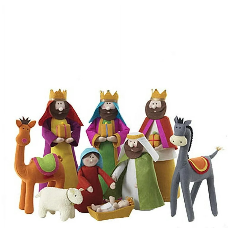 Whimzy Plush Nativity 9 piece set | Walmart (US)