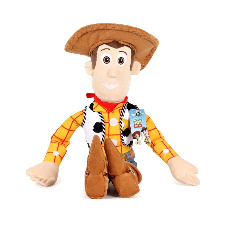 Toy Story Woody Kids Decorative Pillow Buddy, Polyester Velboa, Orange, Disney | Walmart (US)