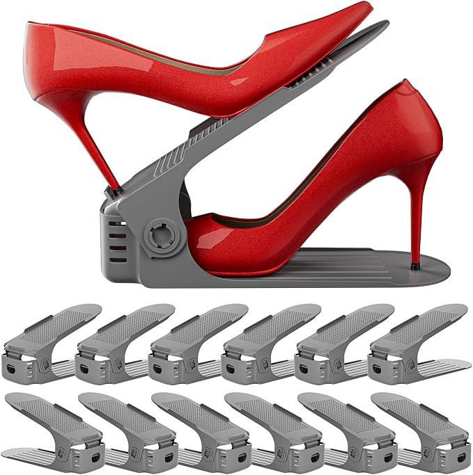 Shoe Slots Organizer,Shoe Storage Organizer Shoe Rack for Closet Organization,Shoe Slots Organize... | Amazon (US)