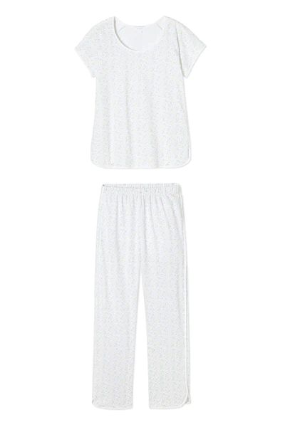 JB x LAKE Pima Short-Long Set in Meadow | LAKE Pajamas