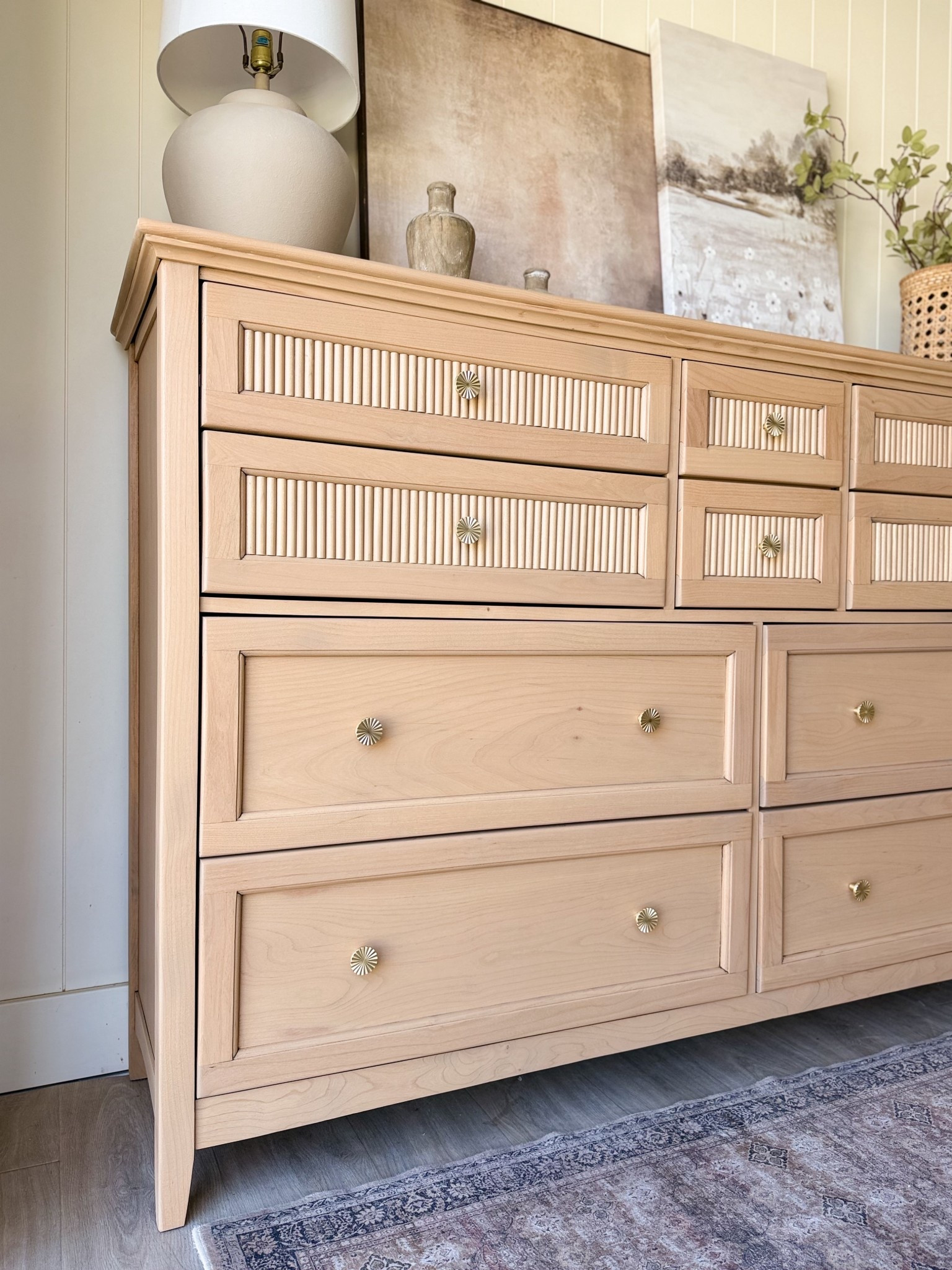 Dark dresser makeover 