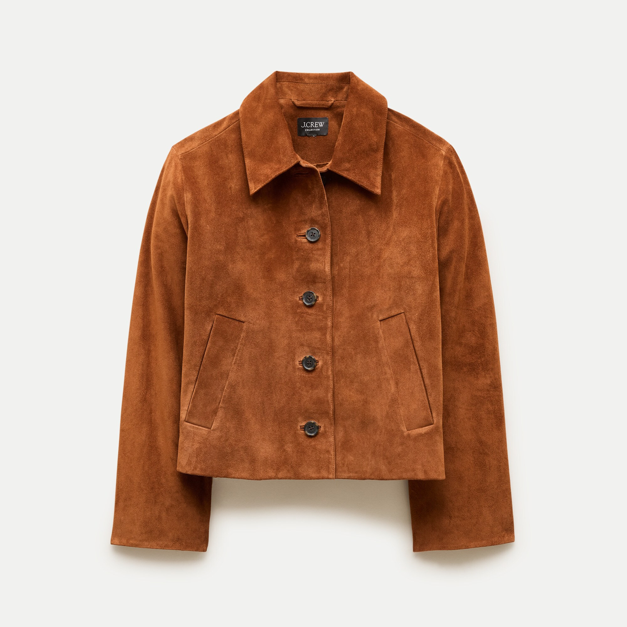Cropped Barn Jacket™ in suede | J. Crew US