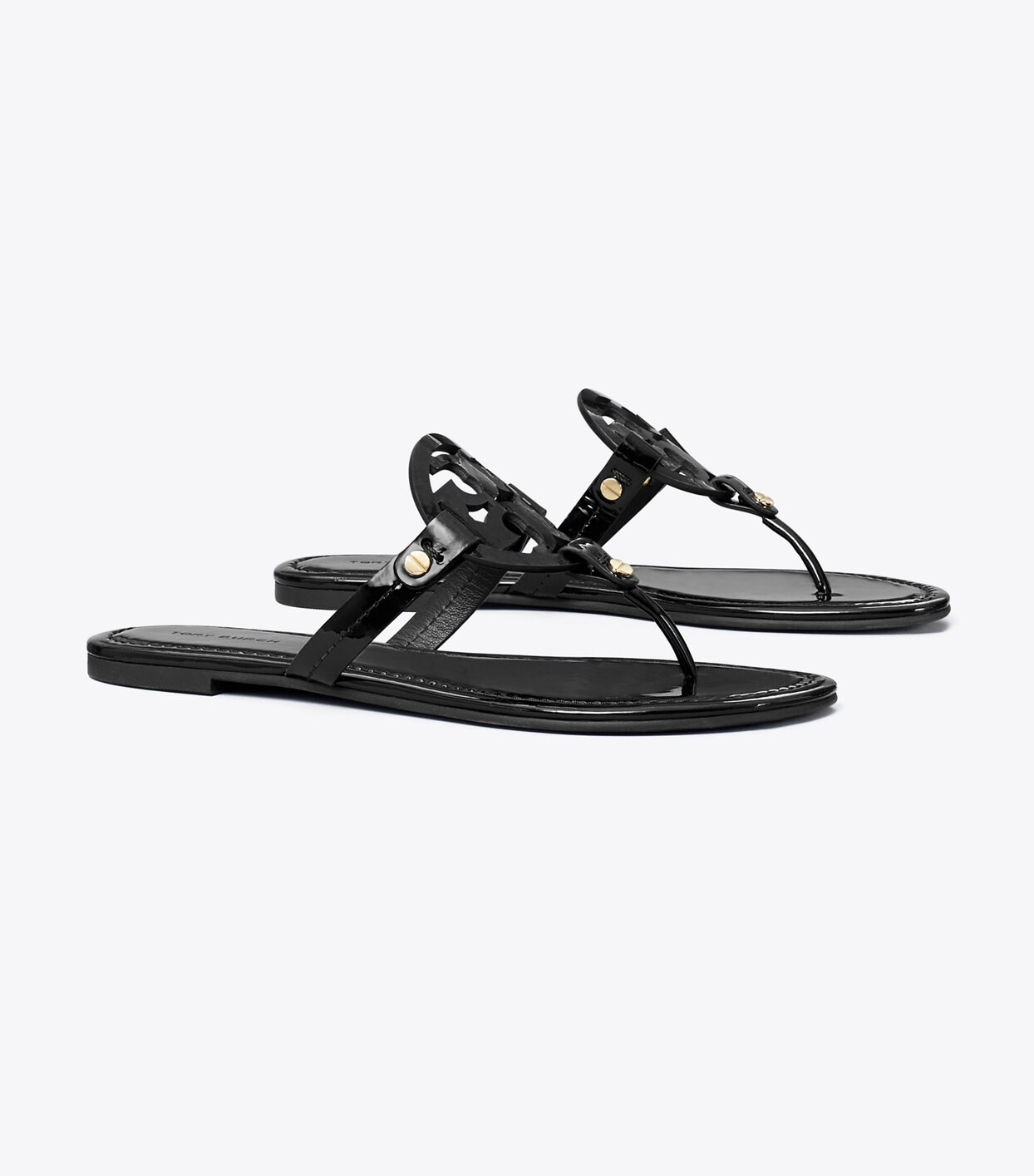 Tory Burch Miller Sandal, Patent Leather: Women's Shoes  | Tory Burch | Tory Burch (US)