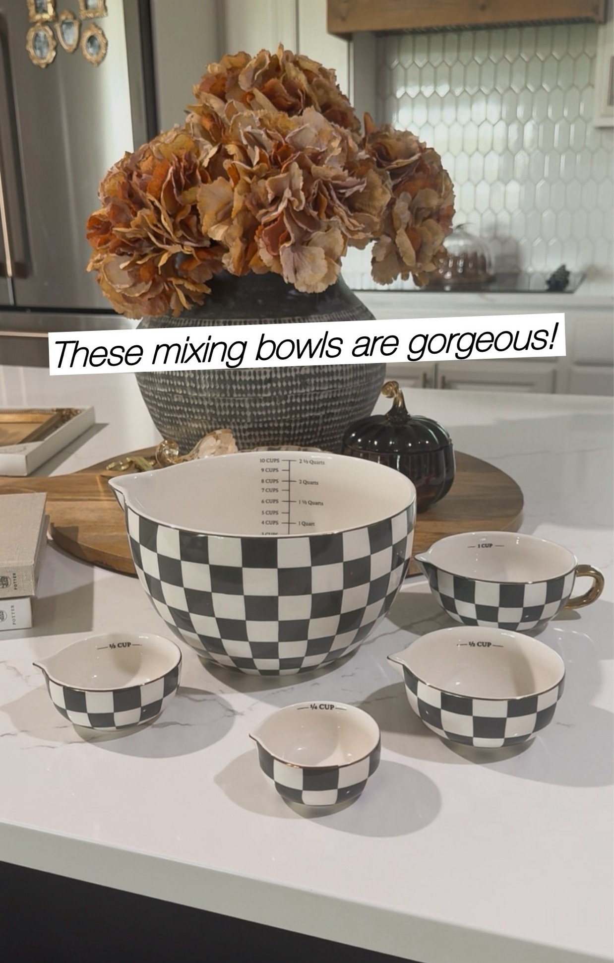 Beautiful checkered mixing bowls.✨

#LTKmomlife #LTKHome