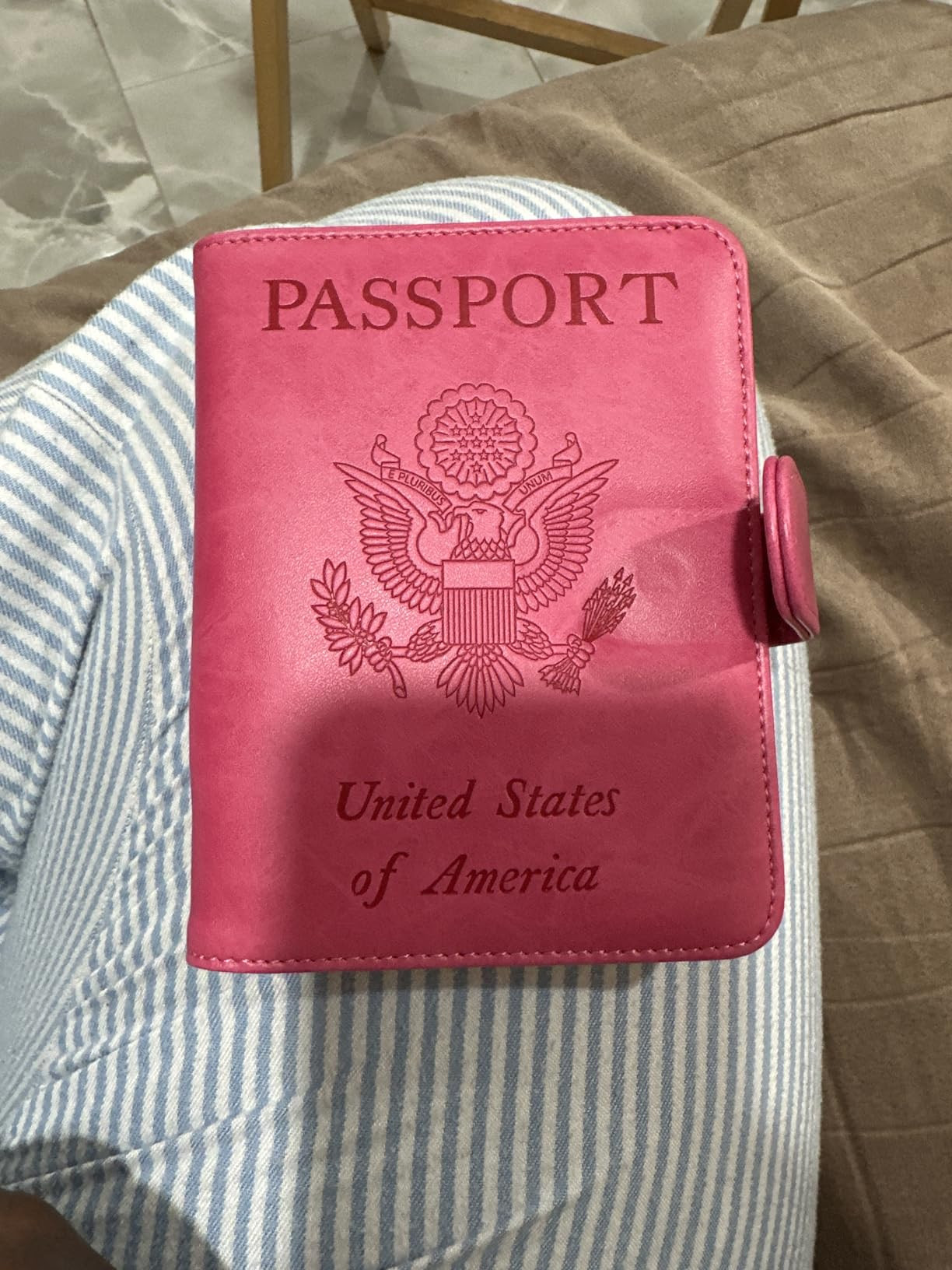 Passport Holder Cover Wallet RFID Blocking Leather Card Case Travel Accessories for Women Men (Pi... | Amazon (US)