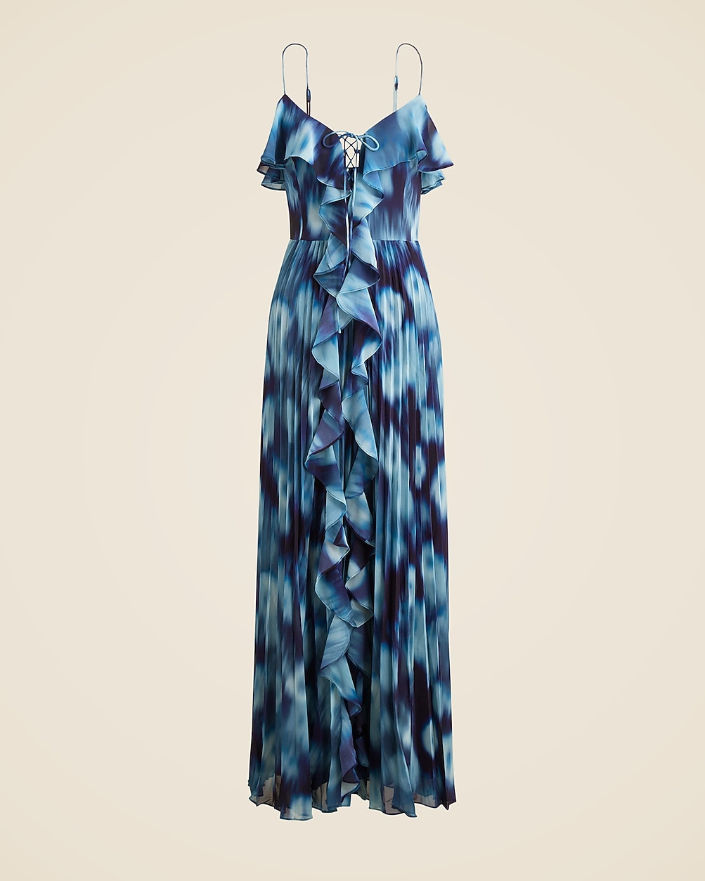 Collection chiffon ruffle dress in blurry floral print | J. Crew US