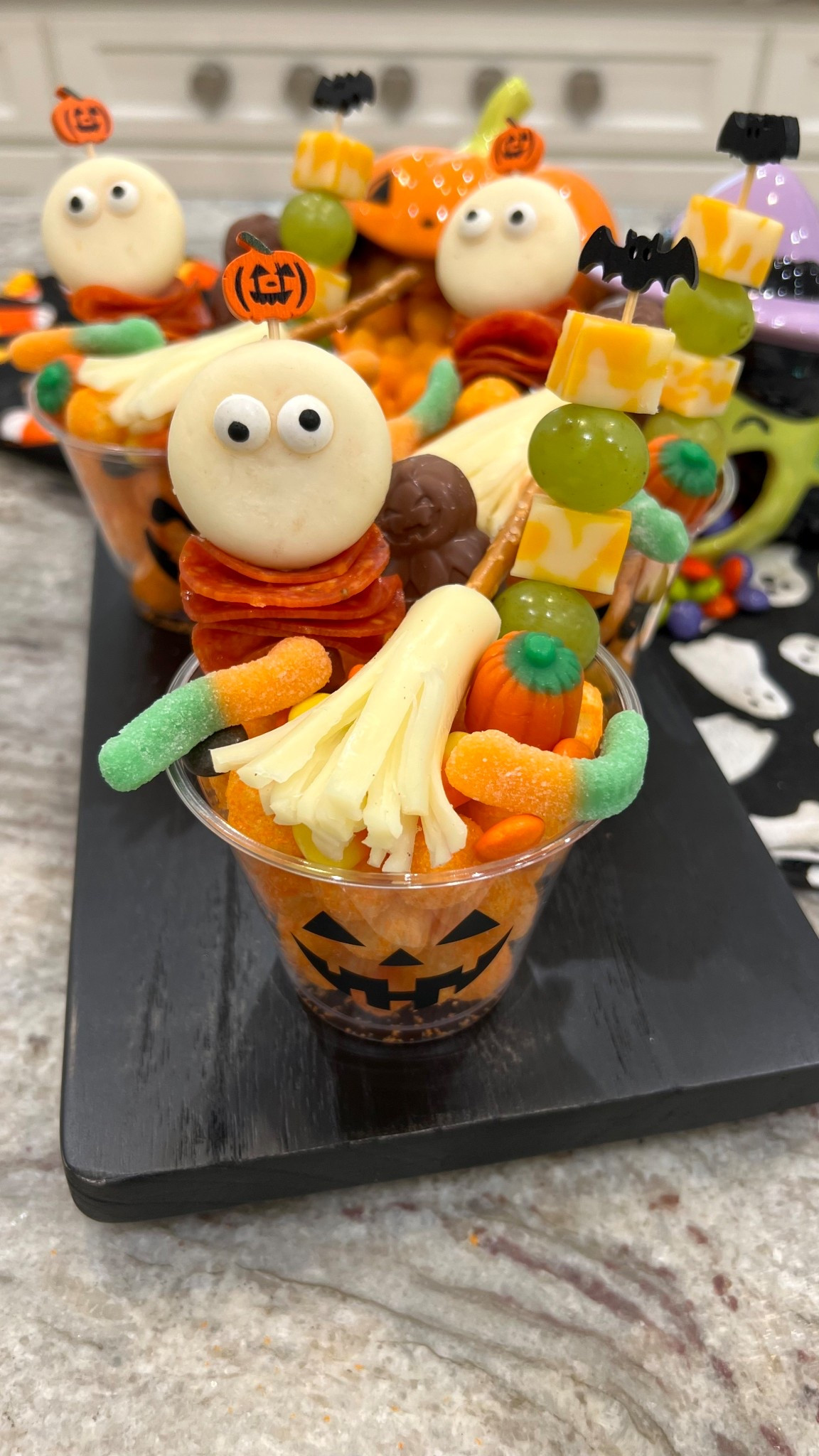 Halloween Charcuterie Cups are a super easy and festive appetizer to serve before trick-or-treating! 🧀👻🎃

#LTKParties #LTKSeasonal #LTKFamily