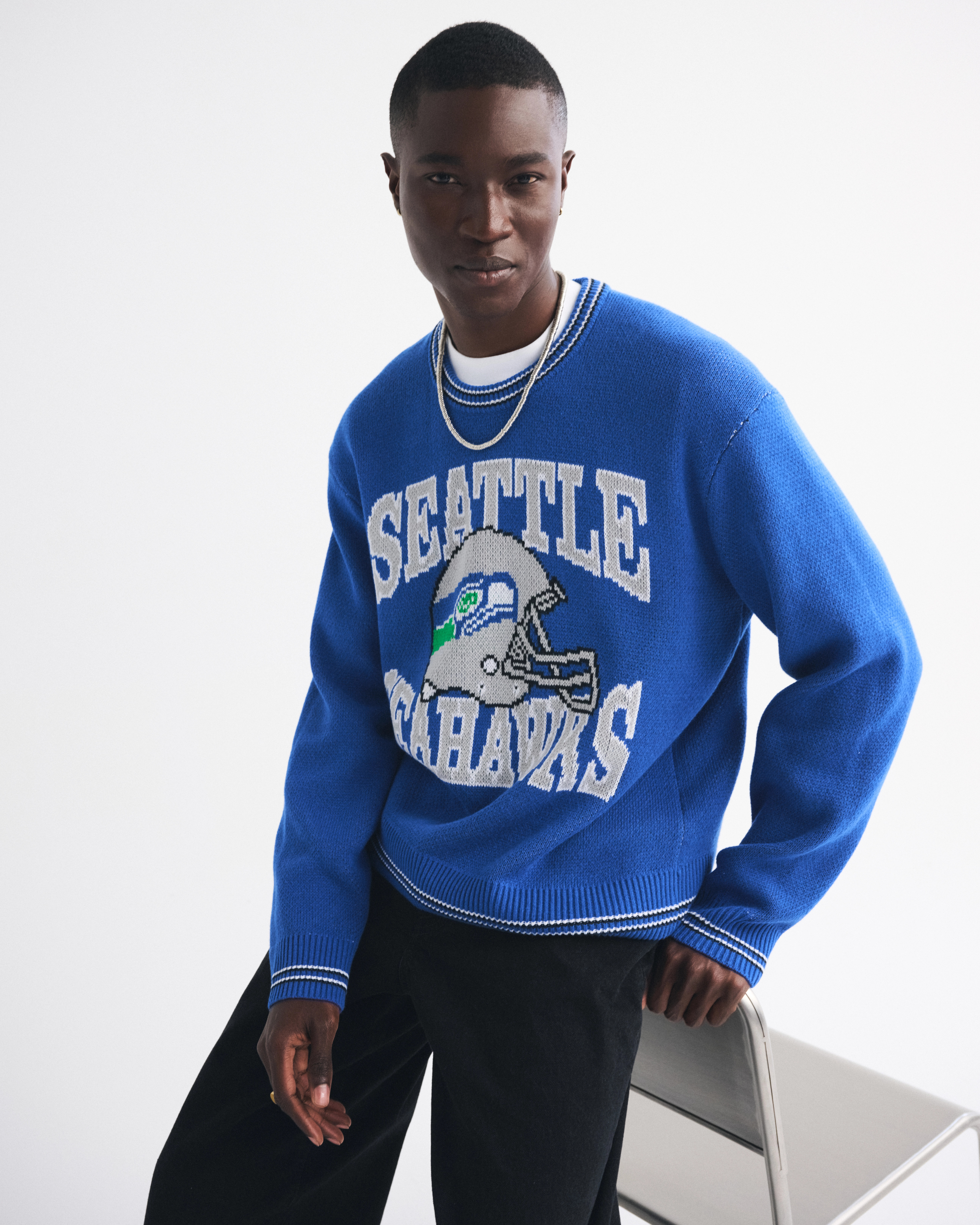 Seattle Seahawks Crew Sweater | Abercrombie & Fitch (US)