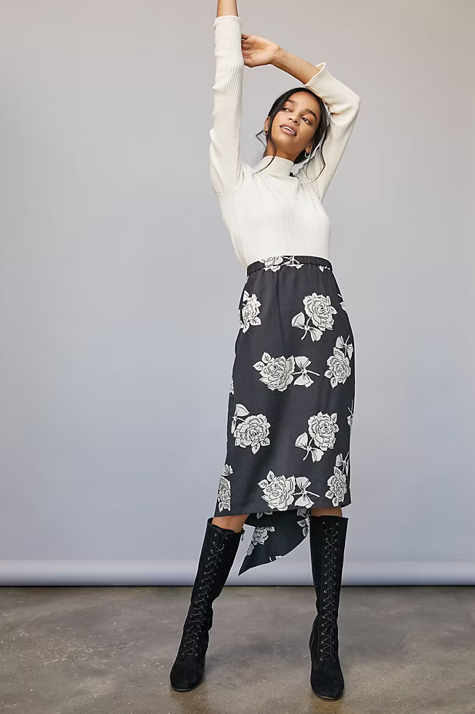 Aliana Midi Skirt | Anthropologie (US)