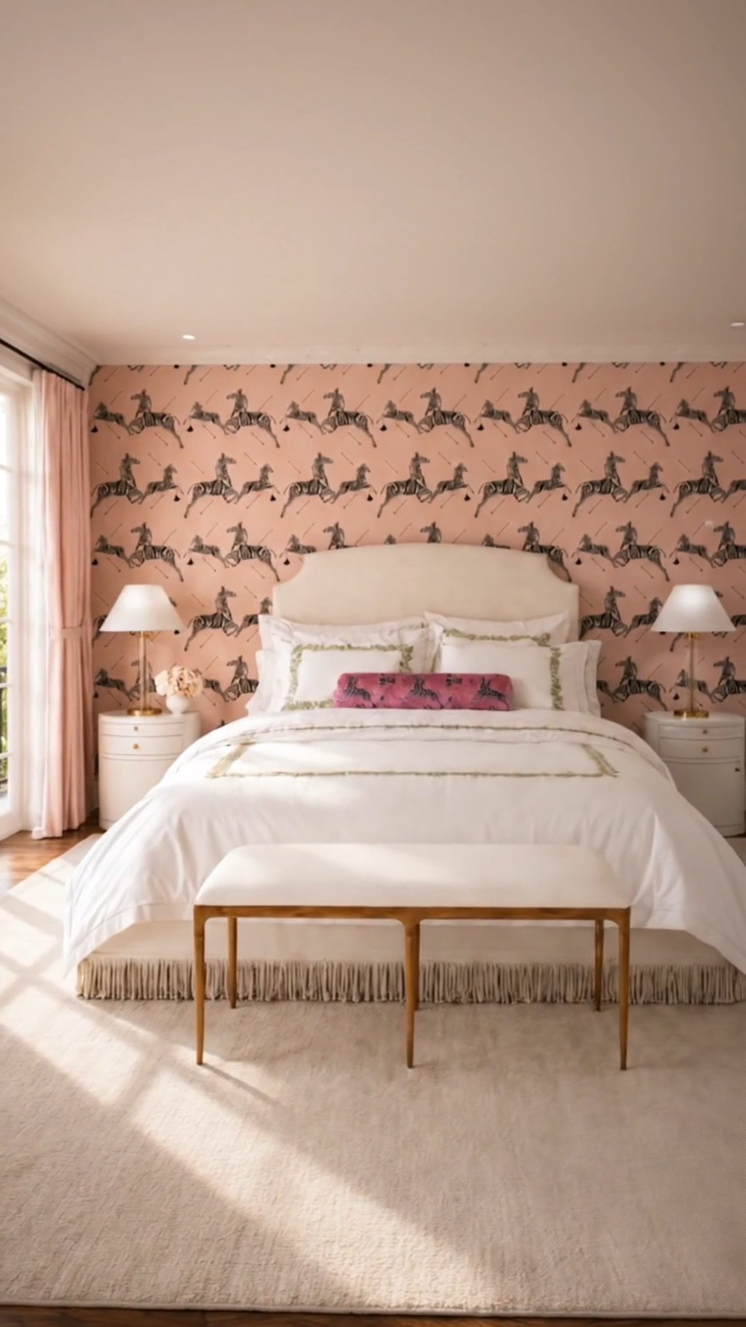 Sunday evening unwind. ✨ Imagine ending the weekend in this elegant, serene bedroom—sinking into layered bedding and letting the day gently slow down.

A beautifully tailored bed, graceful nightstand, bedside lamp, and bedroom bench bring timeless style, while a soft rug, flowing drapes, and patterned wallpaper create a calm retreat with personality. An inviting place to rest and recharge before the week begins.

Serena & Lily’s Fall Design Event: 20% off everything, or 25% off + free shipping on orders $2,500+. Some exclusions apply.

#SundayEvening #EveningUnwind #SundayAtHome #MasterBedroom #Bedroom #BedroomDesign #BedroomDecor #BedroomFurniture #Bed #Nightstand #BedsideLamp #BedroomBench #Bedding #DuvetCover #ThrowPillow #BedroomRug #AreaRug #Drapes #Curtains #WindowTreatments #Wallpaper #ElegantBedroom #SereneBedroom #ModernClassic #RelaxedElegance #FallDesignEvent

#LTKHome #LTKSaleAlert #LTKdayinmylife