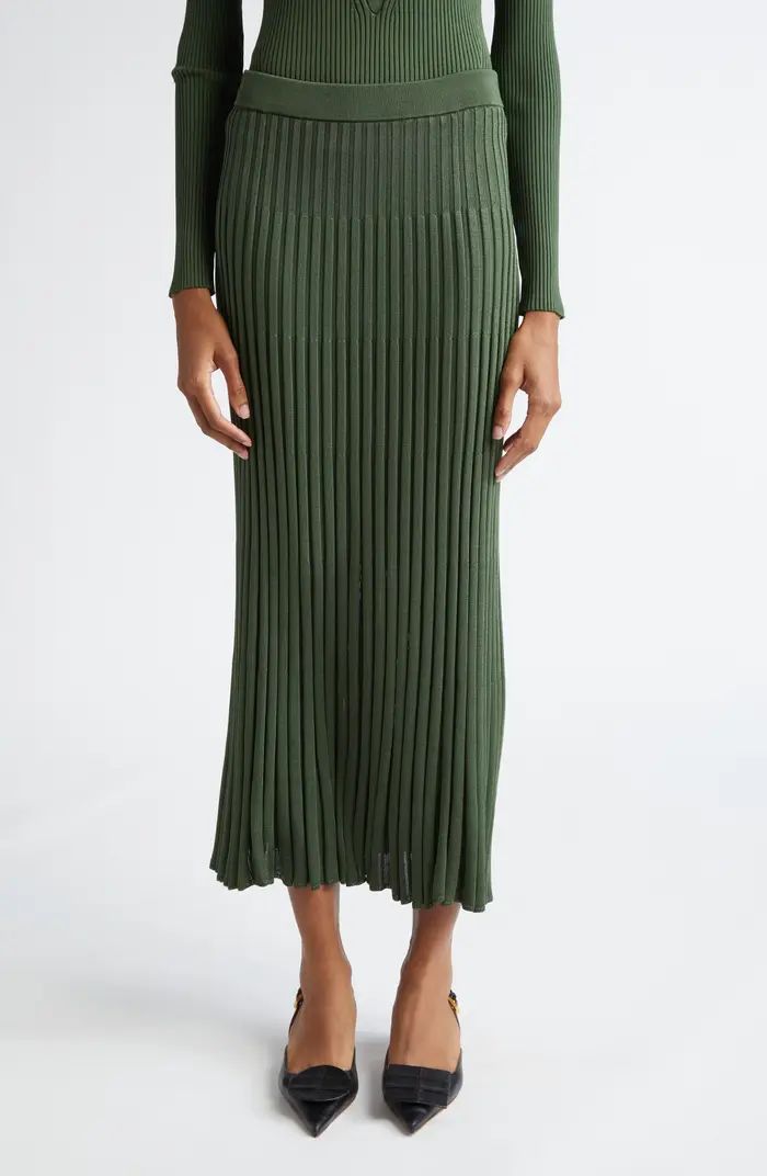 Zimmermann Rib Midi Sweater Skirt | Nordstrom | Nordstrom