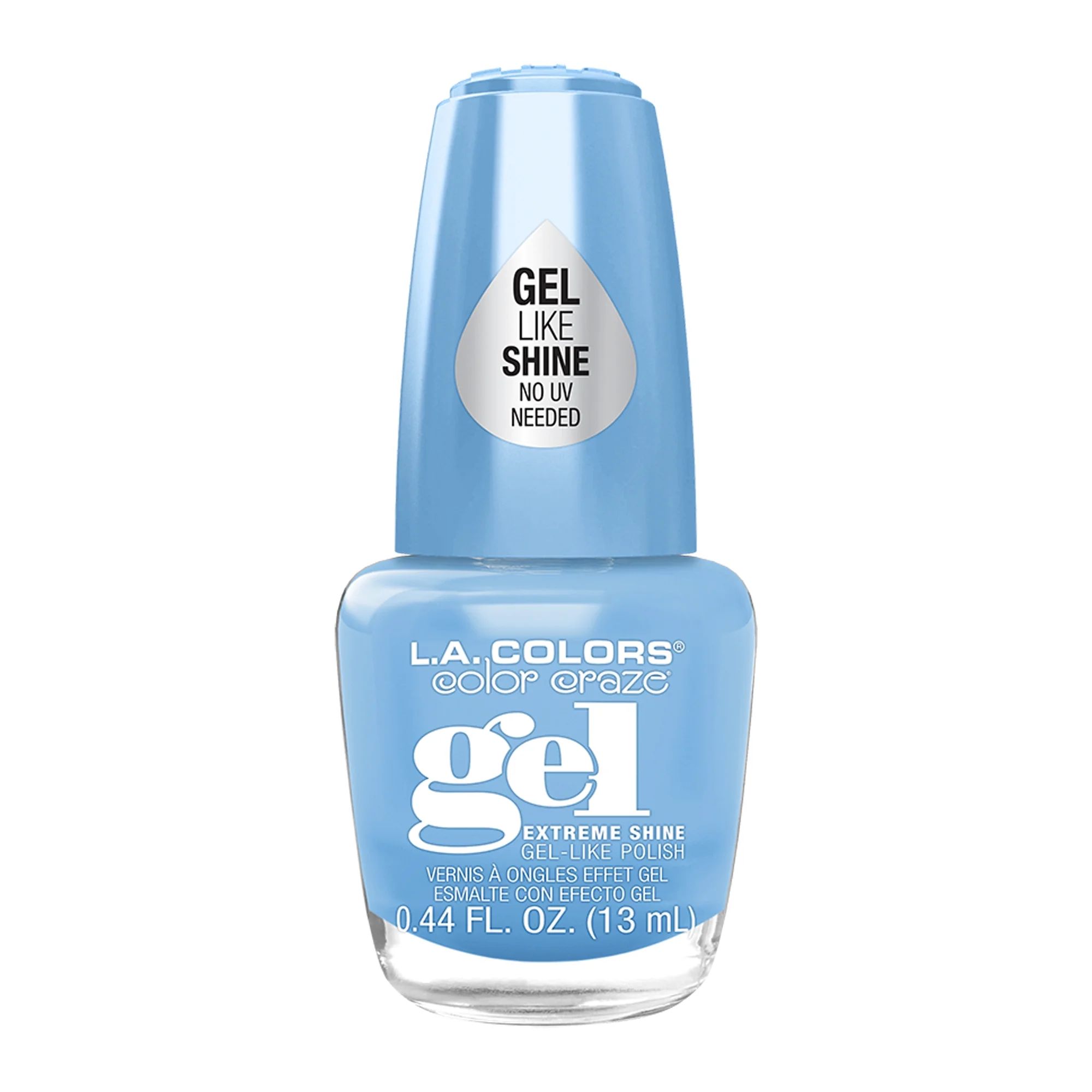 L.A. COLORS Gel-like Nail Polish, Splashy, 0.44 fl oz - Walmart.com | Walmart (US)