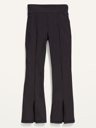 High-Waisted PowerSoft Flared Split-Hem Performance Leggings for Girls | Old Navy (US)