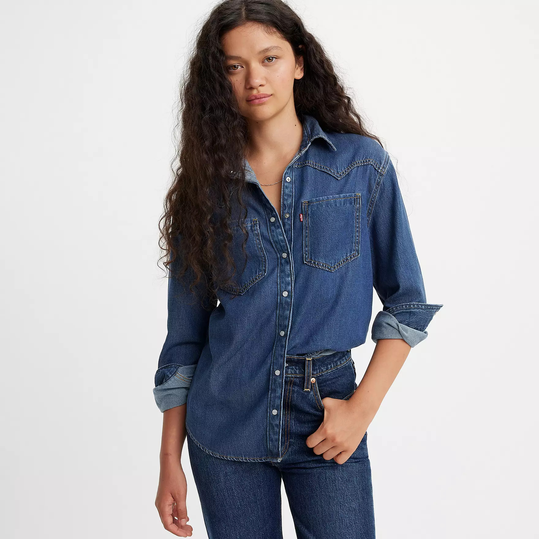 Teodora Western ShirtSale price is $80.00Free Shipping for Red Tab™ Members on Orders $50+ | Levi's US