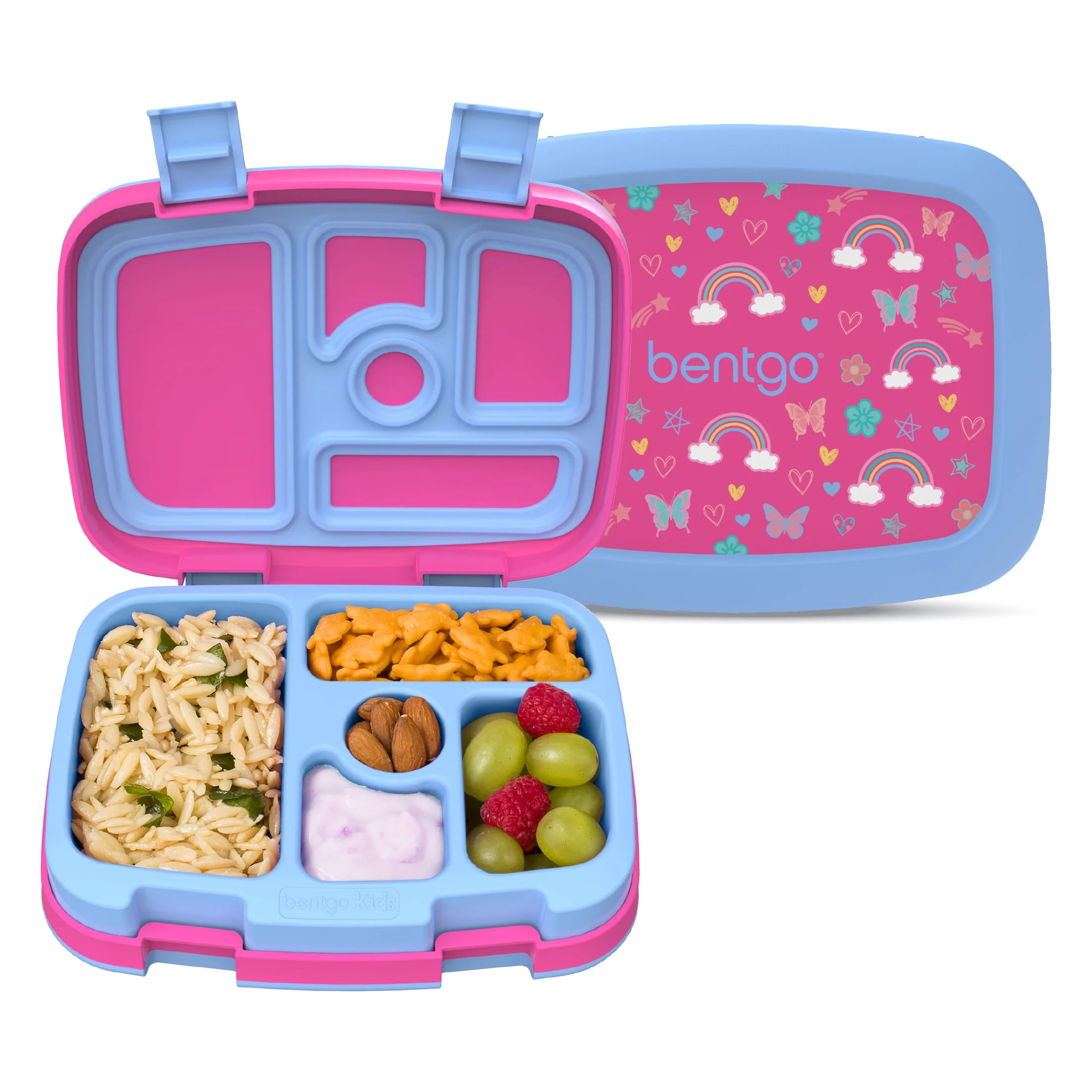 Bentgo Kids Prints Leak-Proof, 5-Compartment Bento-Style Kids Lunch Box - Ideal Portion Sizes for... | Walmart (US)