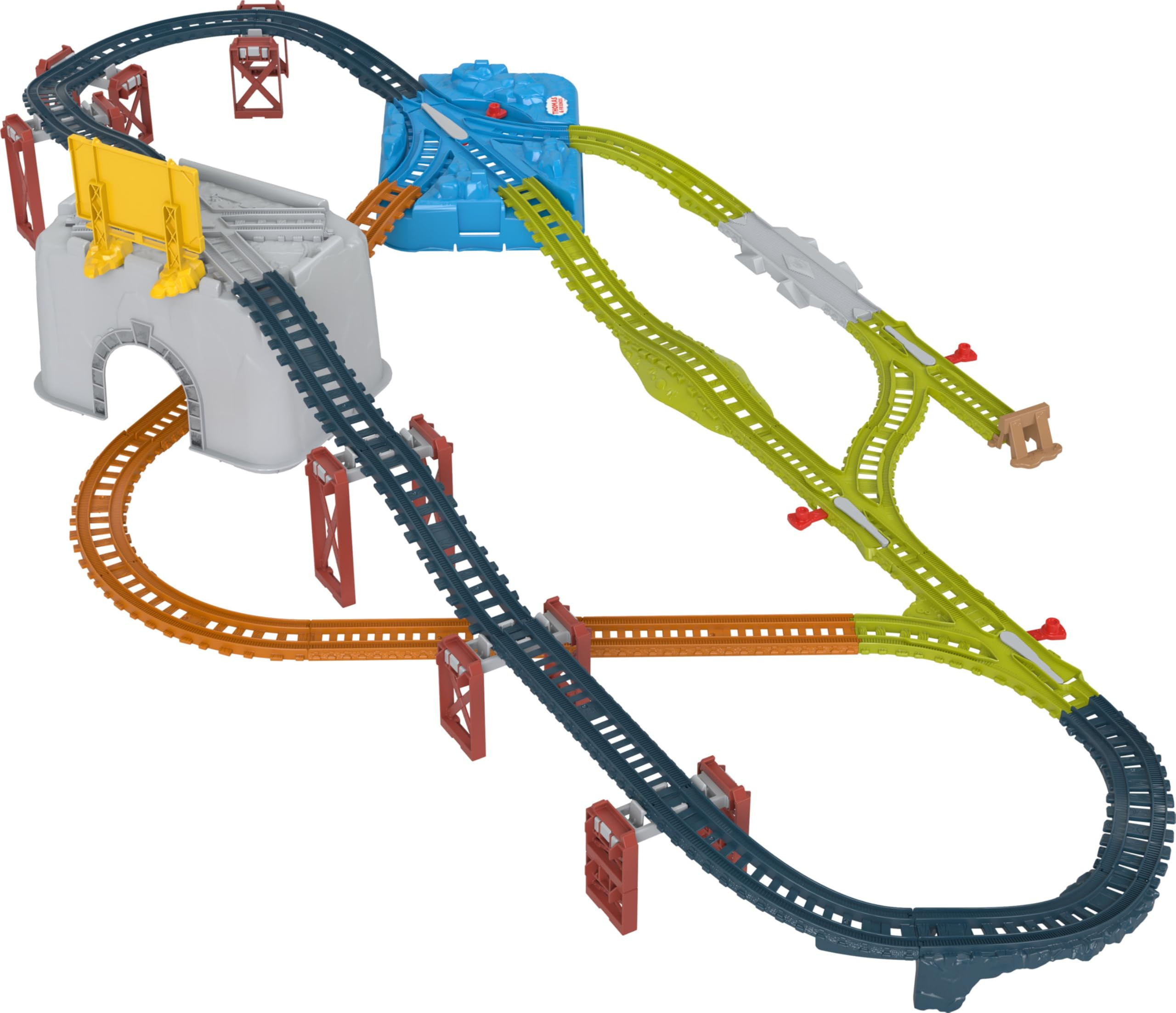 ​Thomas & Friends Toy Train Tracks Set, Connect & Build Bucket, 34-Piece Expansion Pack for Die... | Amazon (US)