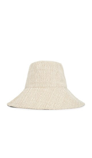 DEVON WINDSOR Sun Hat in Cream,Metallic Gold. | Revolve Clothing (Global)