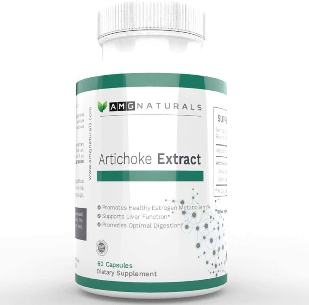 Artichoke Extract Capsules from Artichoke Leaf with Over 7mg of Cynarin A Great Source for Glucur... | Amazon (US)