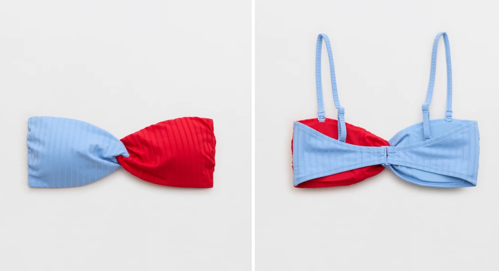 Aerie Ribbed Twist Bandeau Bikini Top
 

 #LTKdayinmylife #LTKgrwm #LTKootd