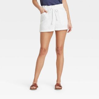 Women's Mid-Rise Tie Waist Utility Shorts - Universal Thread™ | Target