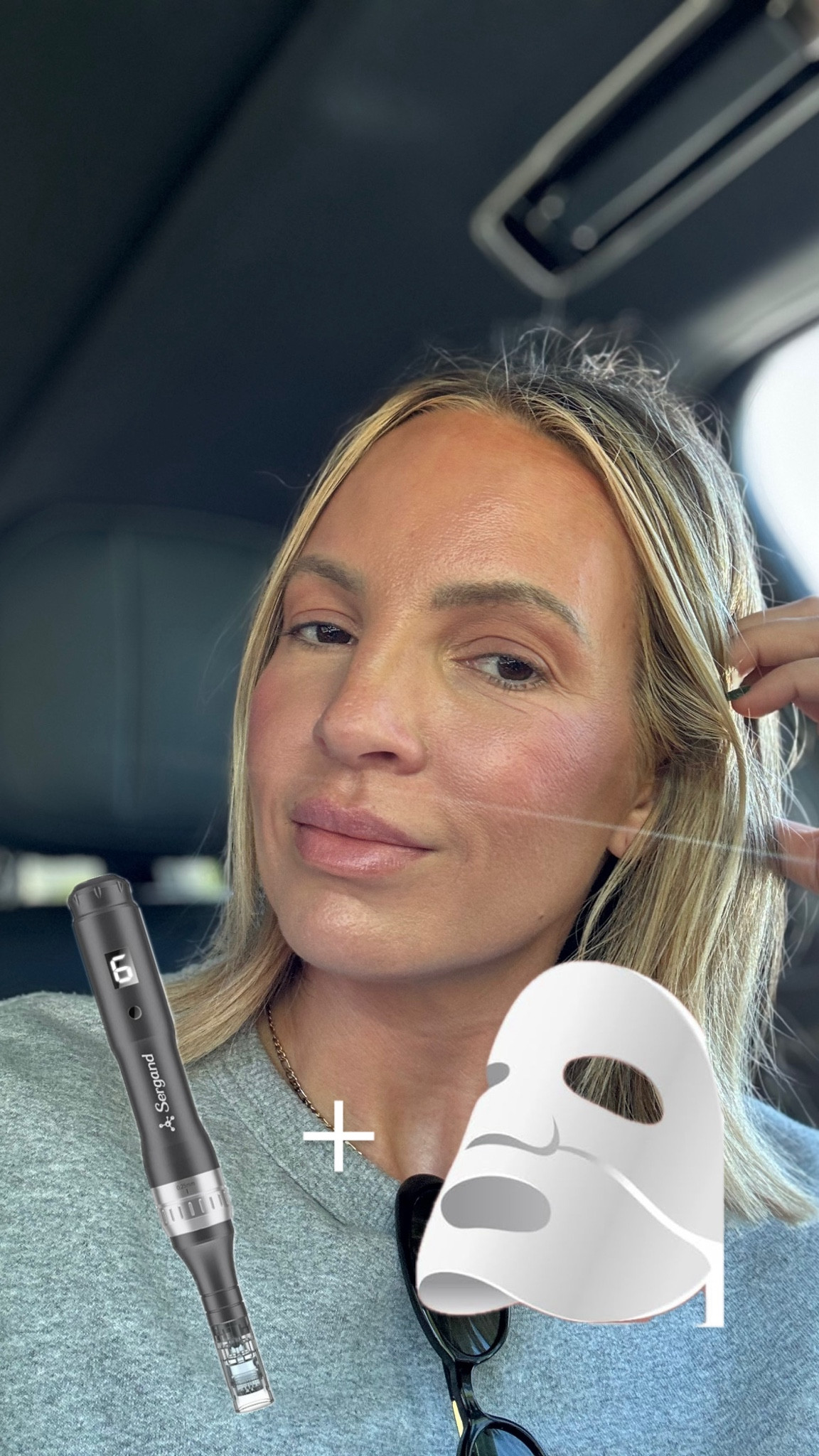 What are used to microneedle at home. I sleep with the mask on after I micro needle my face. I wash my face, then use rubbing alcohol to make sure I have all the oil and make up off my skin and then I microneedle my whole face, my neck, the back of my hands, my knees, and the stretch marks around my belly

#LTKHome #LTKBeauty #LTKOver40