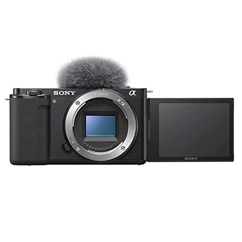Sony ZV-E10 Mirrorless Vlog Camera (APS‑C Sensor, 4K Video, Flip Screen, Real-Time Eye AF, Ideal for Content Creators) | Amazon (UK)