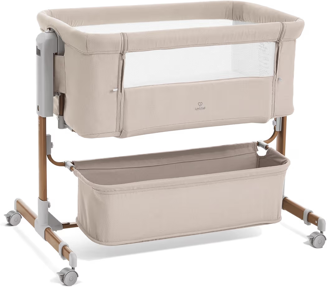 3 in 1 Baby Bassinet, Rocking Bassinet, Bedside Bassinet, 6-Height Adjustable, Bassinet Bedside S... | Amazon (US)