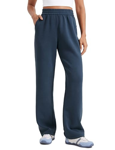 CRZ YOGA SoftAura Straight Leg Casual Sweatpants Women 28"/30"/32" - Modal Lounge Travel Pants wi... | Amazon (US)