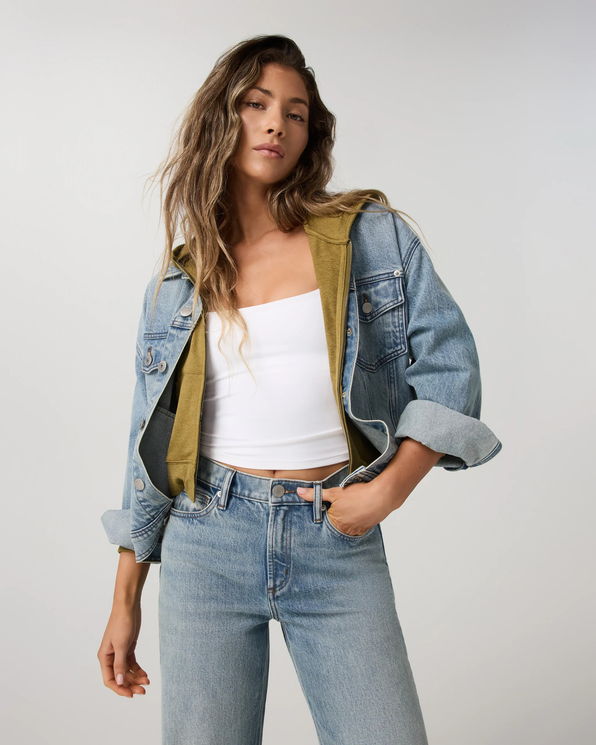 Women's Vuori Vintage Oversized Denim Jacket | Vuori Clothing (US & Canada)