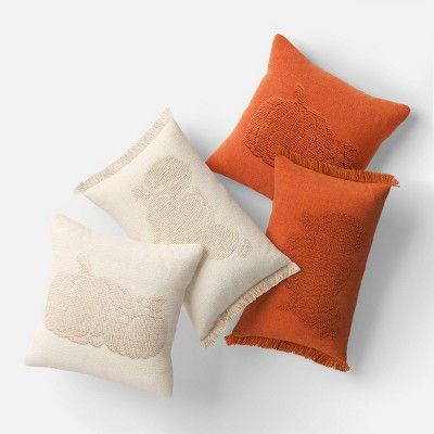 Tufted Pumpkin Throw Pillow - Threshold™ | Target