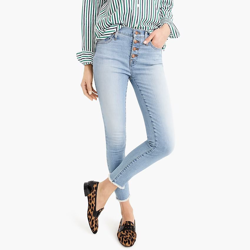 Eco 9" high-rise toothpick jean in light worn wash | J.Crew US