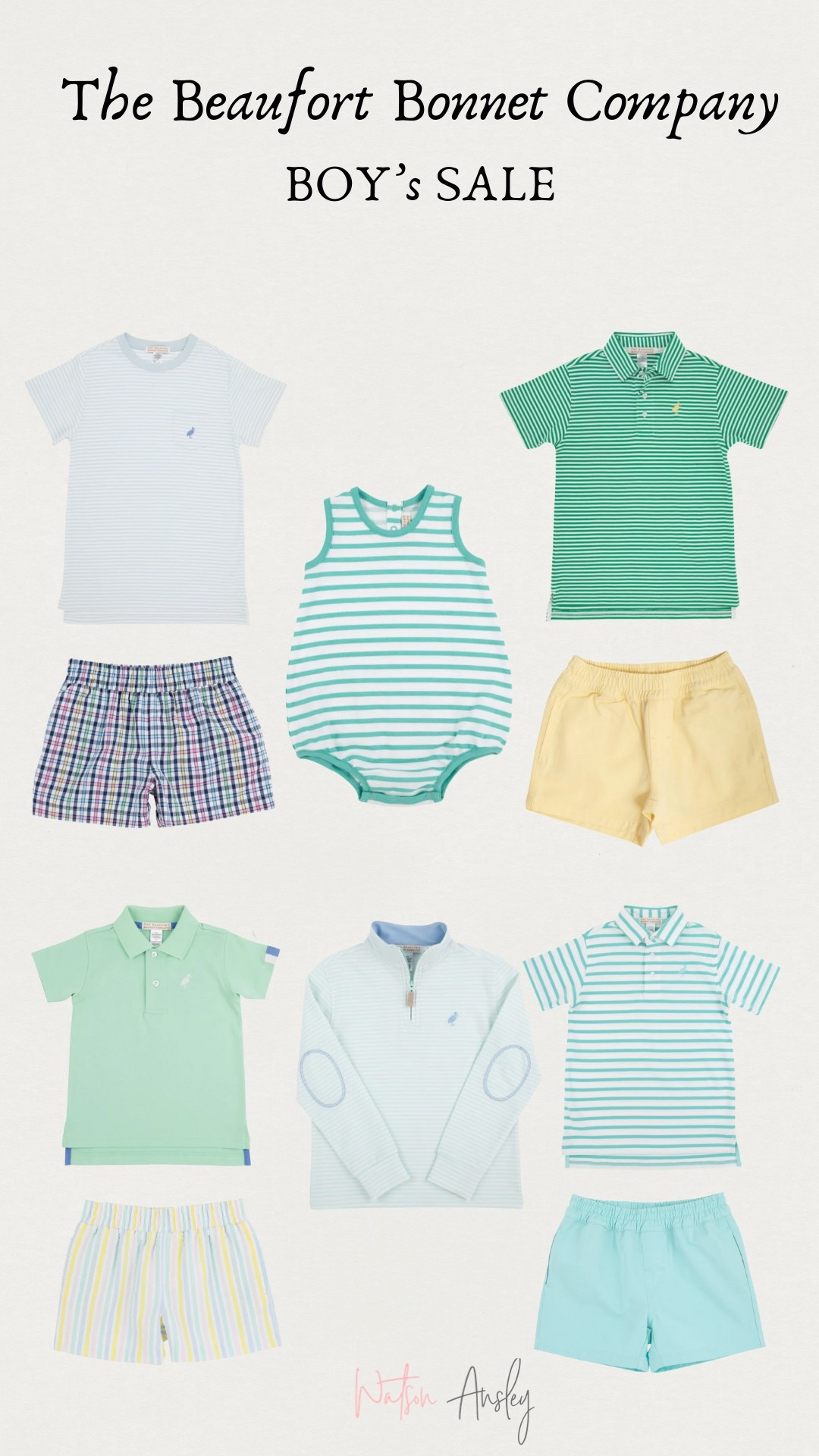 Shop tons of super cute preppy boy clothes from Beaufort Bonnet company below!

Toddler | baby | kid | boy | collar | polo | shorts | green | blue | yellow | swim | sale 



#LTKBaby #LTKSaleAlert #LTKKids