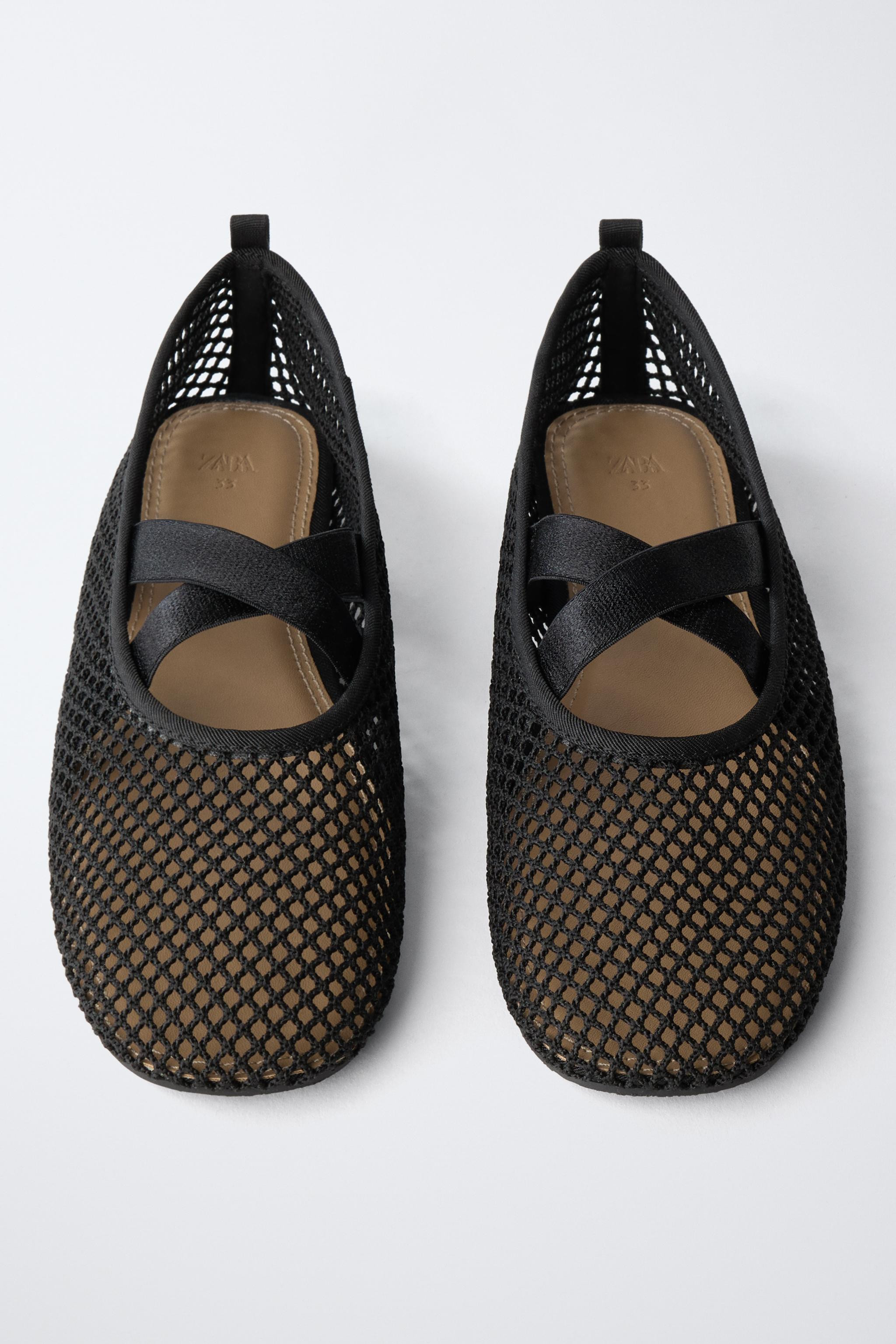 MESH BALLET FLATS | Zara US