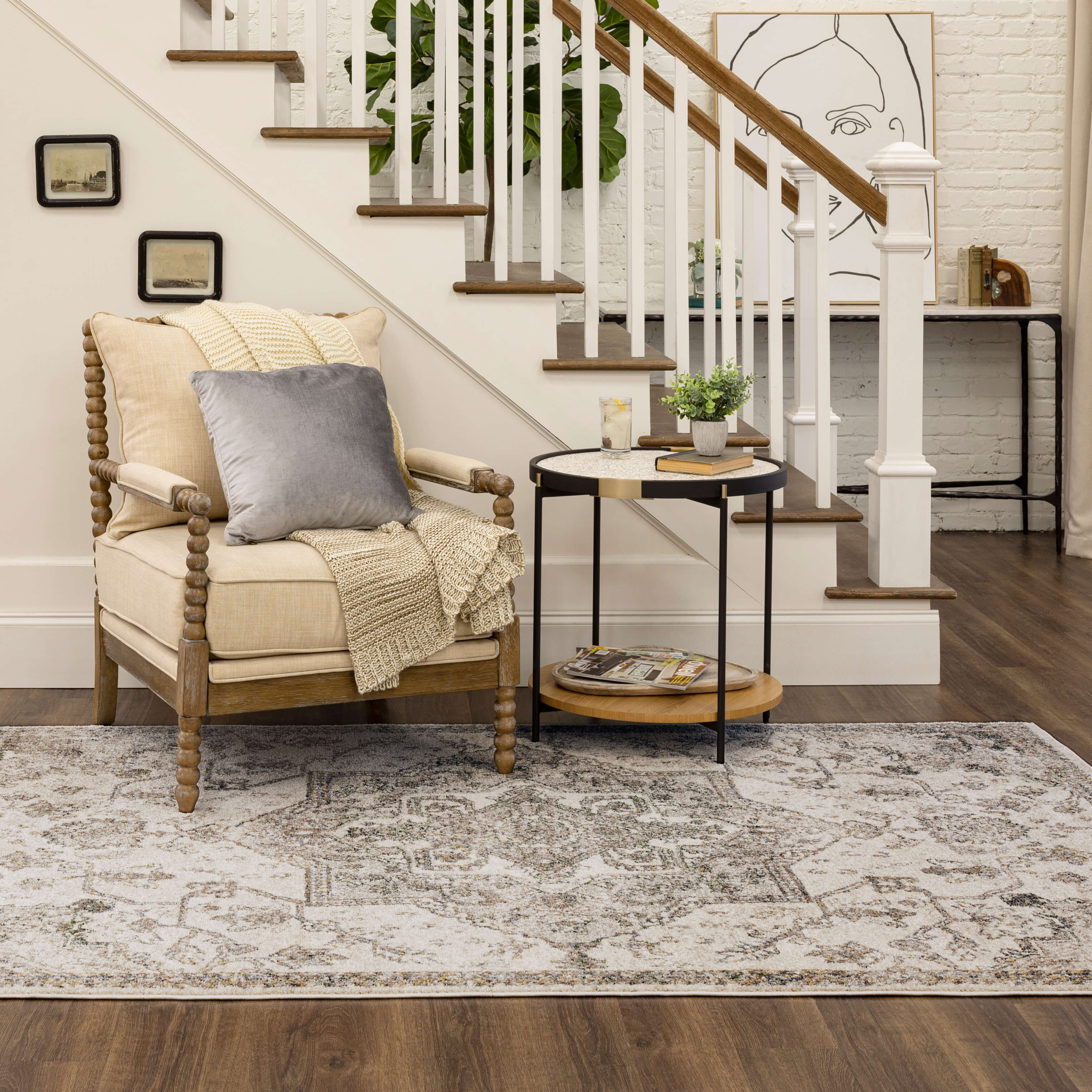 Arden Cannes Cream Area Rug | Covered By Rugs