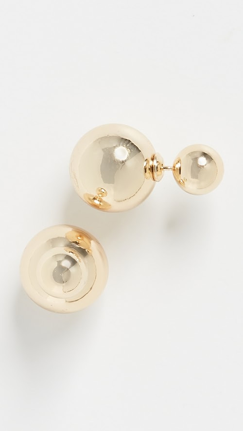SHASHI Double Ball Earrings | SHOPBOP | Shopbop