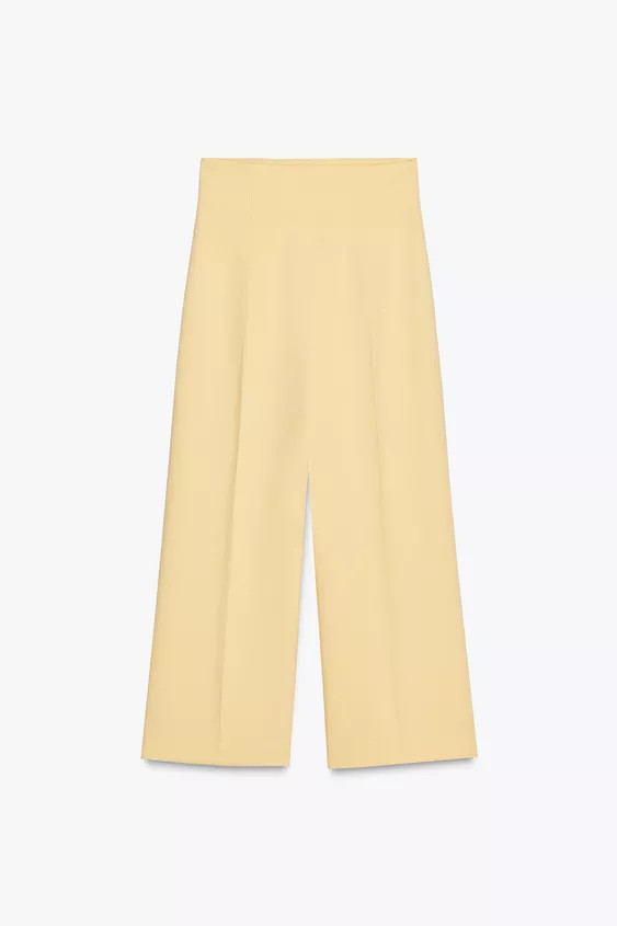 ZW COLLECTION CULOTTESYellow+4 | Zara US