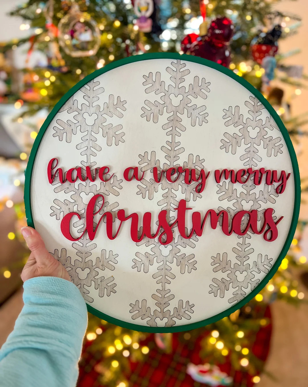 Very Merry Christmas Door Hanger - Etsy | Etsy (US)