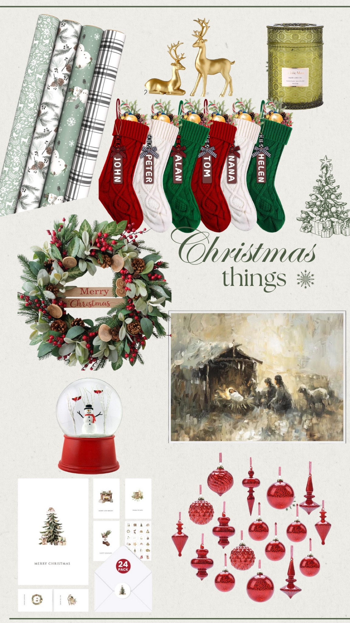 Christmas things


#LTKSeasonal #LTKHome #LTKHoliday
