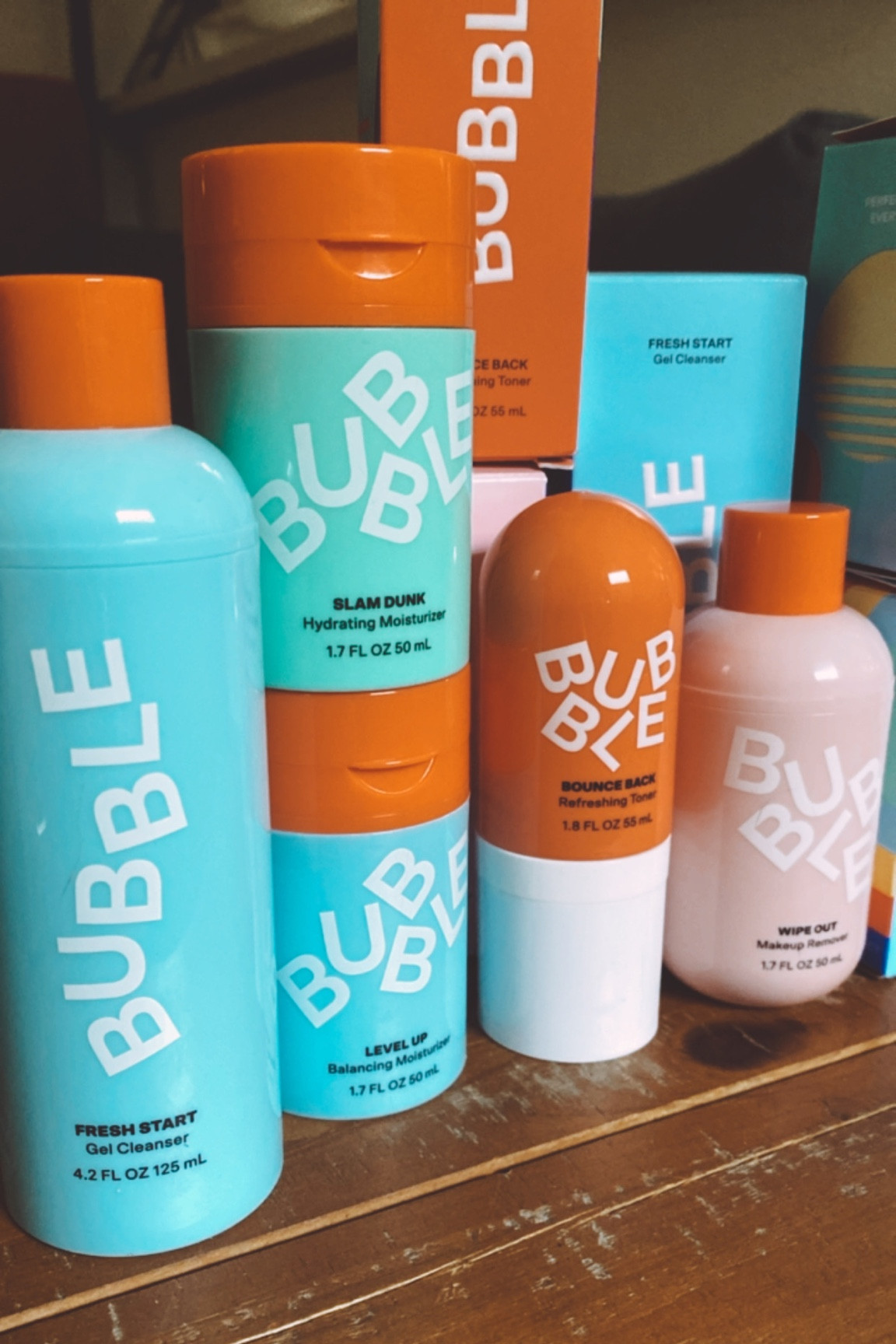 Bubble was kind enough to send me this set and I’ve found some of my favorite products. 

Fresh start cleanser is something I’ve used day and night for 2 months and I still have some left!! Soft and no fragrance really! 

I ran out of the slam dunk and level up because they are THAT GOOD!!! 

Bounce back is refreshing and does not sting my face. 

And wipe off is gentle but effective! 

10/10 

#LTKGiftGuide #LTKbeauty #LTKstyletip