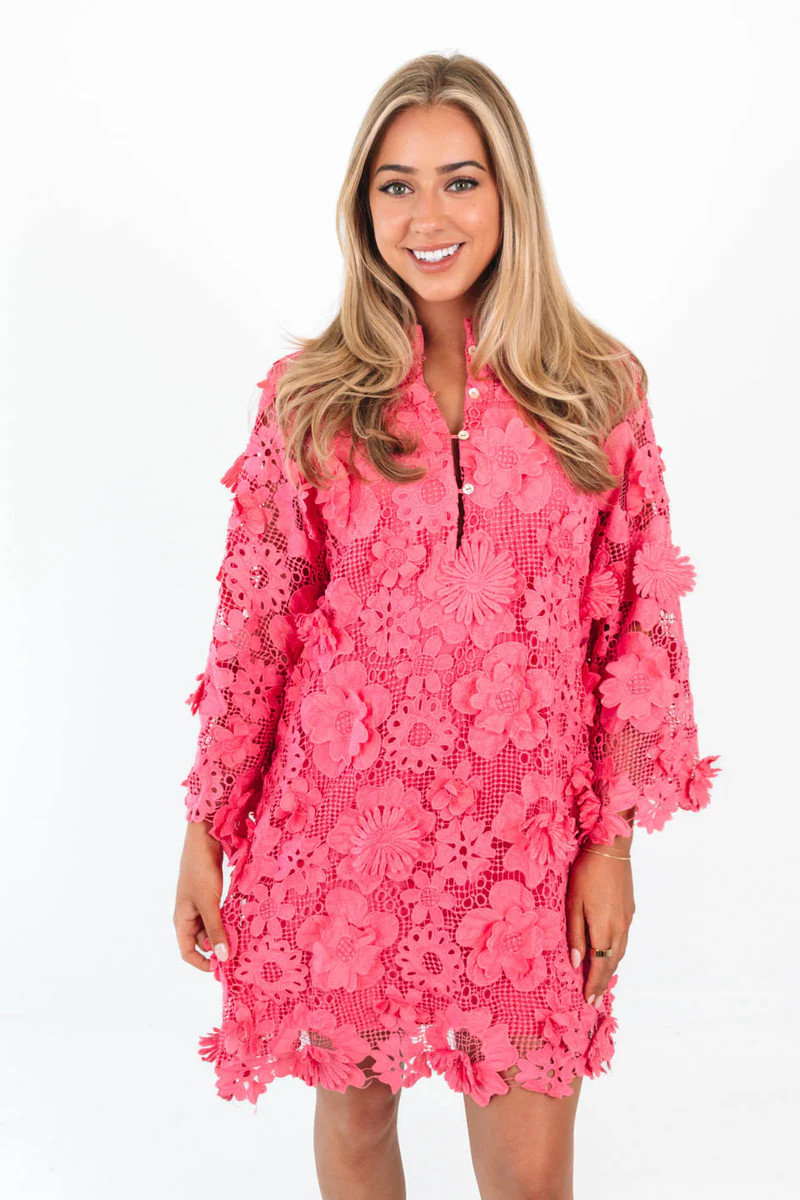 The Seraphina Dress - Hot Pink | J.Marie