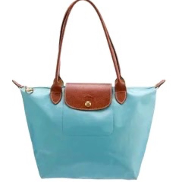 Longchamp Le Pliage Small  (LONG STRAPS) Tote Shoulder Bag-BLUE NYLON | Poshmark