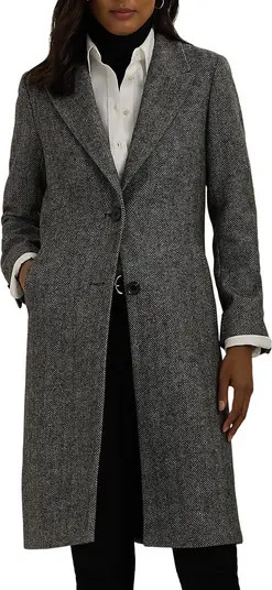 Herringbone Wool Coat | Nordstrom
