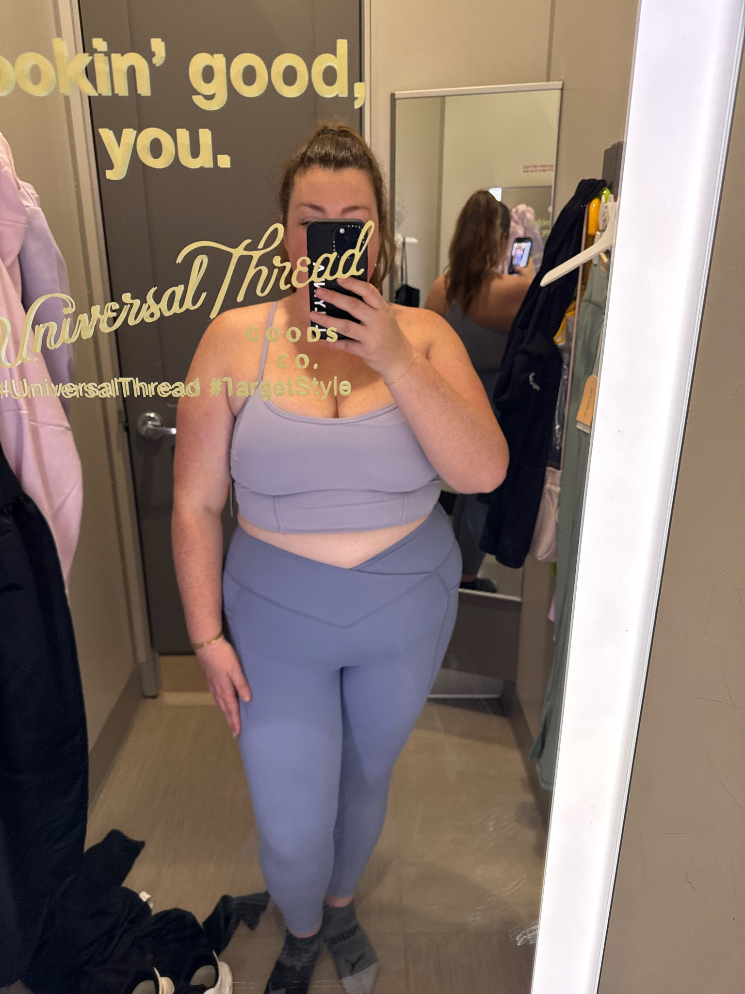 Plus size fitness, blogilates plus size for target, plus size activewear, plus size workout idea. Crossover waist pants for plus size. Wearing size 1x in pants, 1x in bra but would size up for looser fit. Pants are true to size but I opted down for a smaller size. 


#LTKActive #LTKPlusSize #LTKHoliday