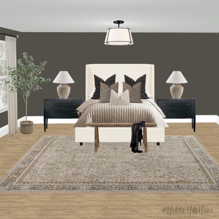 Master bedroom mood board, primary bedroom design ideas, bedroom decor #moodboard 

#LTKsalealert #LTKhome