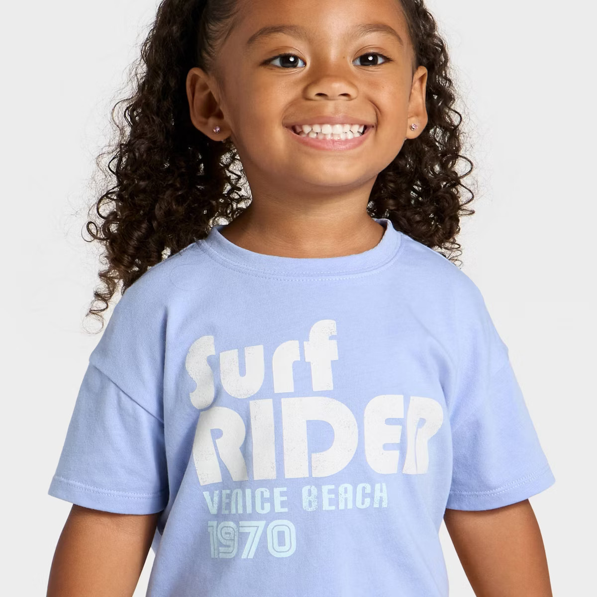 Grayson Mini Toddler Girls' Surf Rider Oversized T-Shirt - Blue 5T | Target