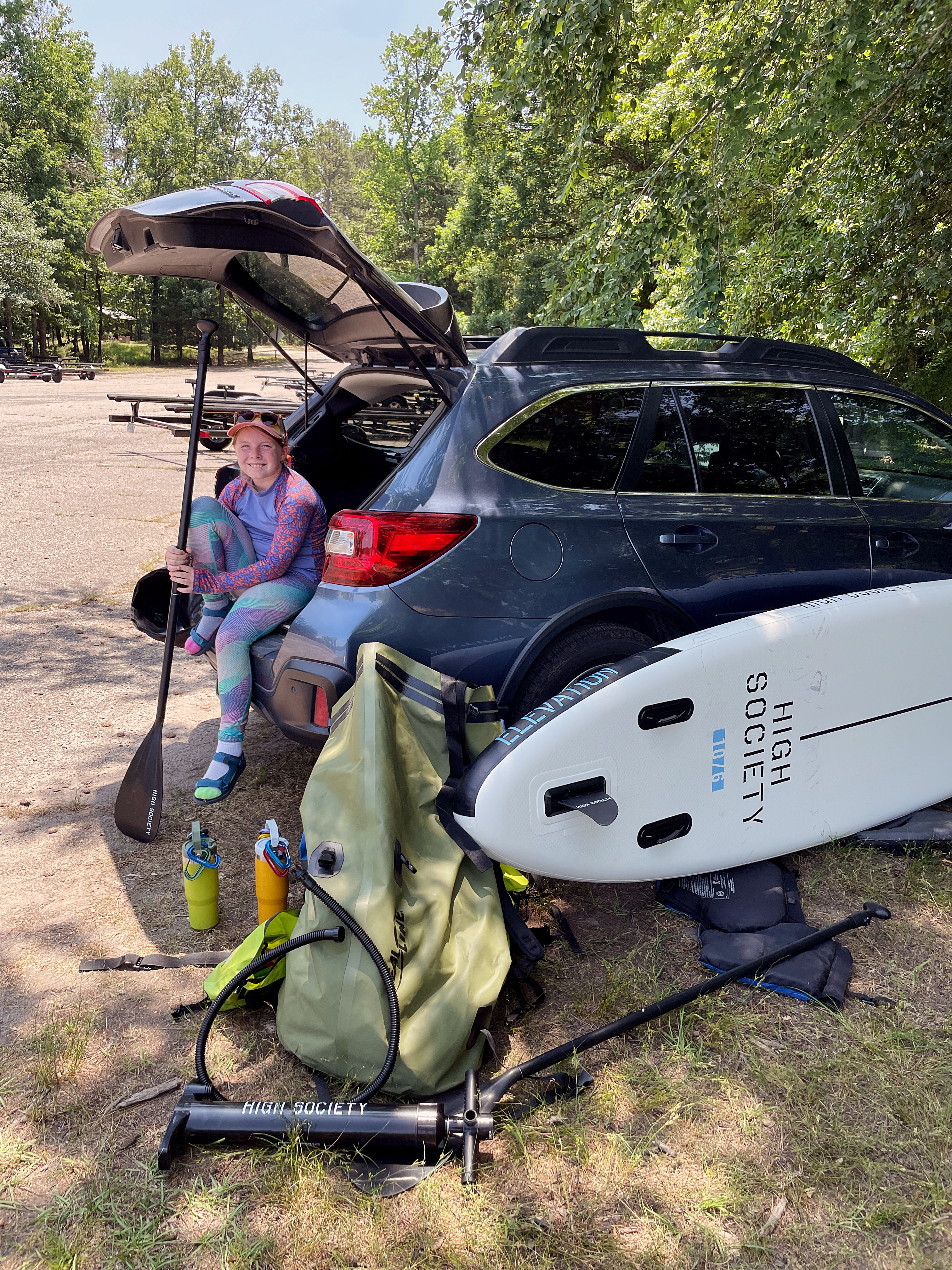 Potentially unpopular opinion: skip the kids size gear. If your child is at least 7 or 8 its worth investing in adult size gear. This doesn't apply to clothes, but does apply to paddle boards, sleeping bags, sleeping pads, hammocks, tents, etc. Your kids will grow faster than you realize! My girl has been able to handle a full size paddle board since she was 8 and it was worth buying a full size board! Some of our favorite water adventure gear is tagged here.  

 