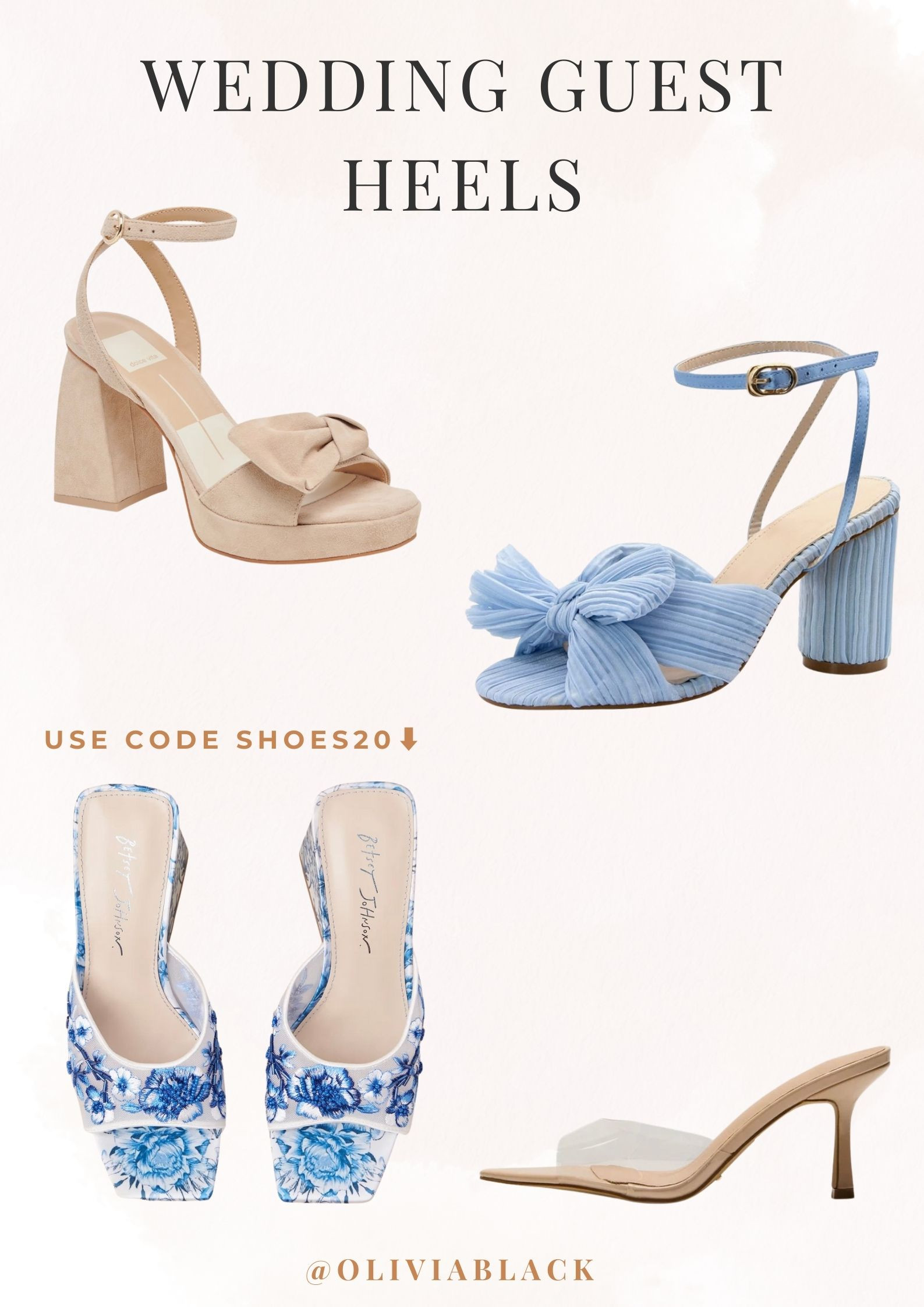 Heels for Wedding Guests!  

 #LTKStyleTip #LTKShoeCrush #LTKWedding