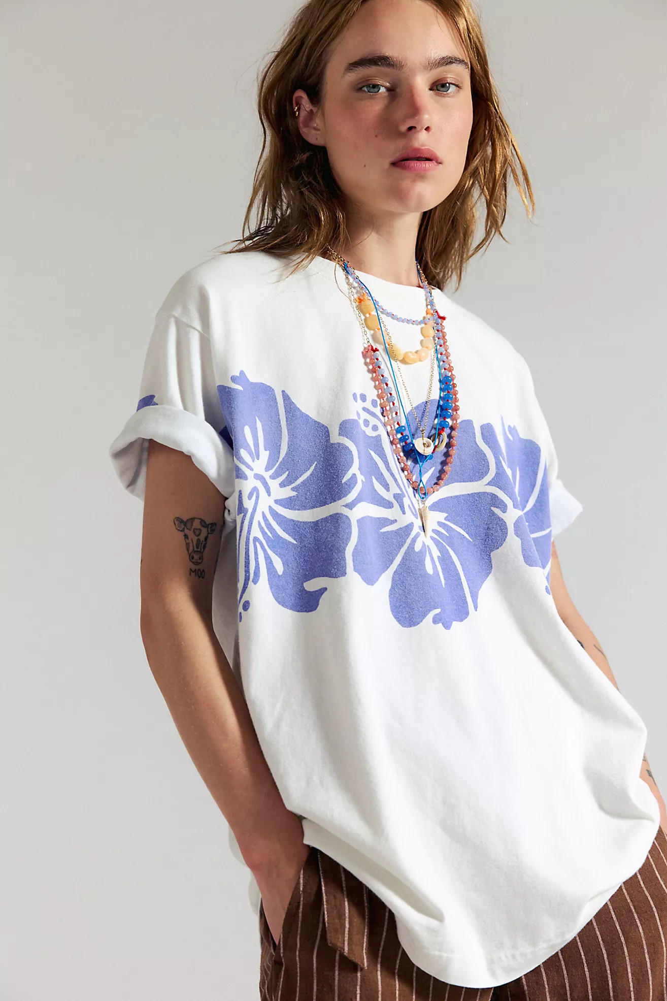 The Bureau Hibiscus Tee | Free People (Global - UK&FR Excluded)