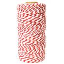 Click for more info about Just Artifacts ECO Bakers Twine 110yd 12Ply Striped Cherry Red
